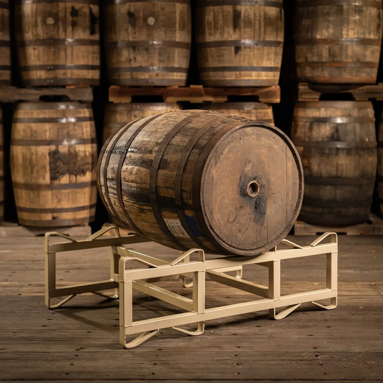 Midwest Barrel Company Authentic Whiskey Barrel, 53 Gallon, No Headstamp