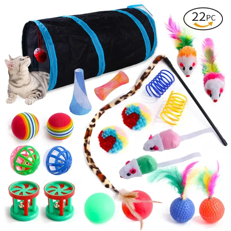 Kitten Cat Toys Wide Durable Heavy Gauge Spring Toy Colorful Springs Pet Coil Spiral 4/8/16/