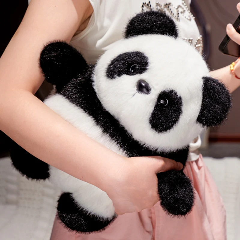 Creative Cute Transforming Panda Doll Stuffed Cartoon Animals Soft Western Highland Dog Flip Bear Toy Baby Sleeping Pillow Gifts