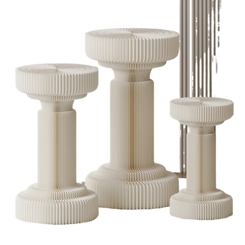 

Nakajima Taiwan paper cylindrical display stand window product display stand decorative dessert wedding props display stand