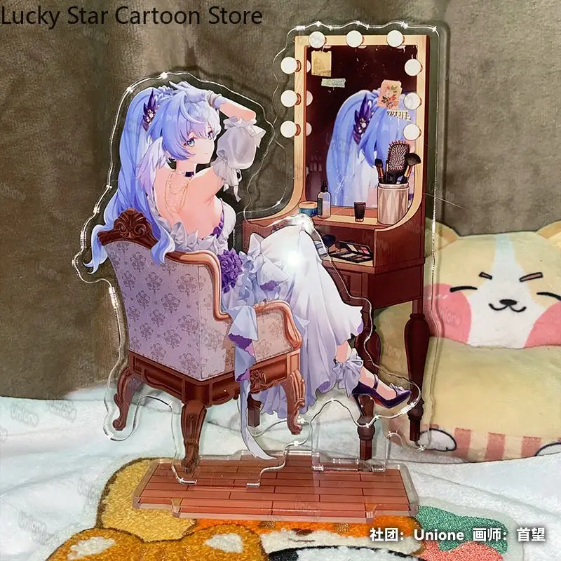 혼카이: 스타 레일 로빈 아크릴 스탠드 배지 코스터 컬러드 페이퍼 코스프레 컬렉션 게임 애니메이션 할로윈 생일 크리스마스 선물