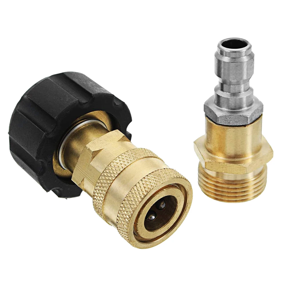 High Pressure Washer Foam Washing Machine M22 Threaded Nozzle Quick Connect Connector Head