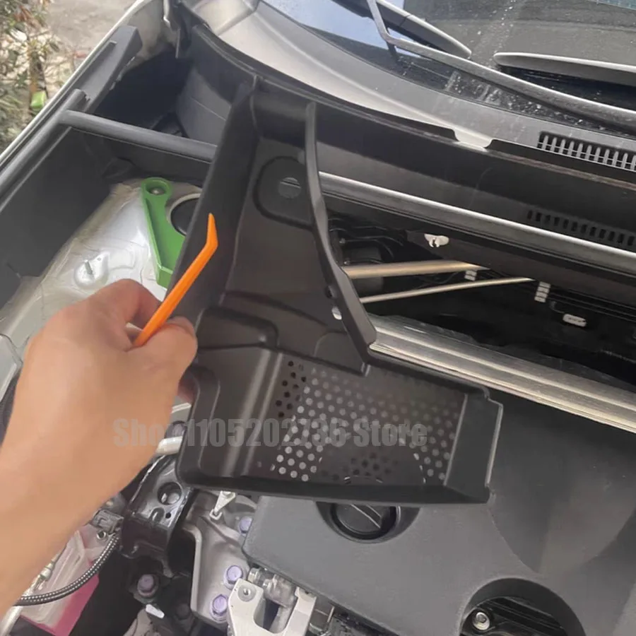 Car Engine Cabin Filter AirVent Cover For Toyota RAV4 XA50 2020 2021 2022 2023 2024 2025 Exhaust Mask Outlet Intake Hood view 4