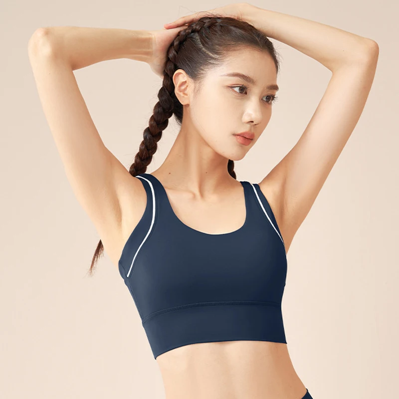 2026 Hot Sale Women Shockproof Push Up Yoga Bras Fashion Stretchy Sports Bras Comfortable Skin-Friendly Pilates Clothes