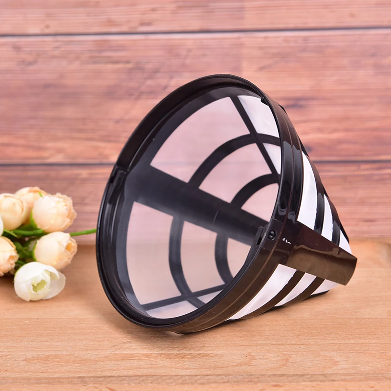 (BF06)Replacement Coffee Filter Refillable Reusable Basket Cup Style Brewer Tool
