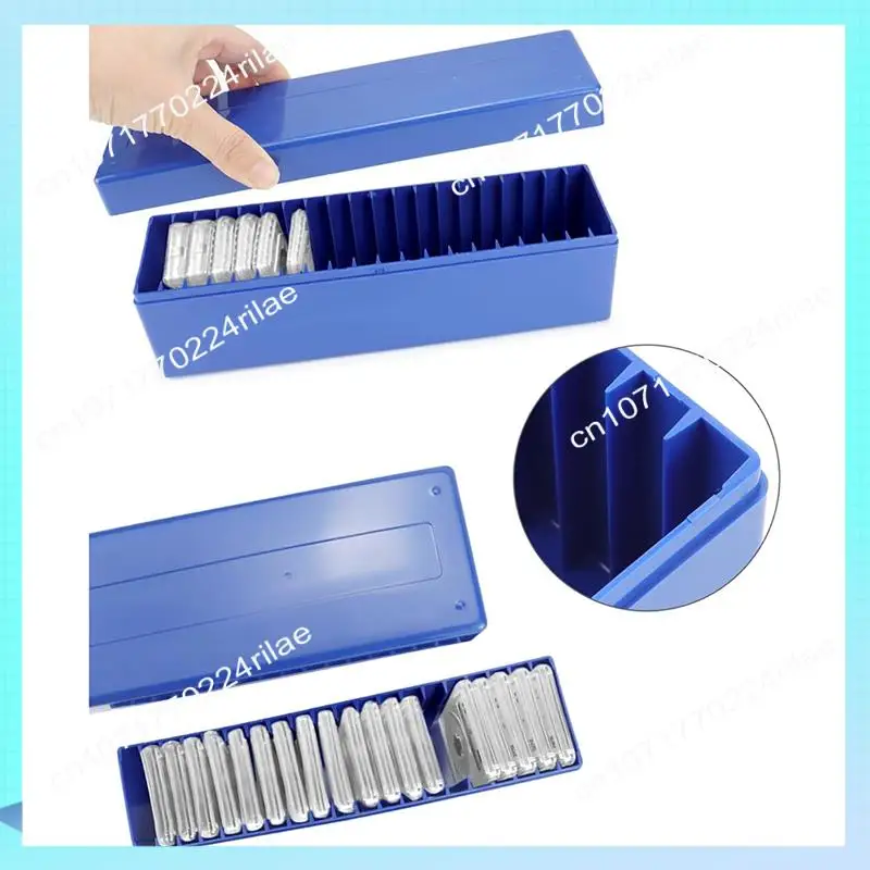 A17Z 2Pcs Plastic Coin Box Coin Identification Box Storage Box Compatible With 20 Slab Coin Holders, For Collectors Coin Storage
