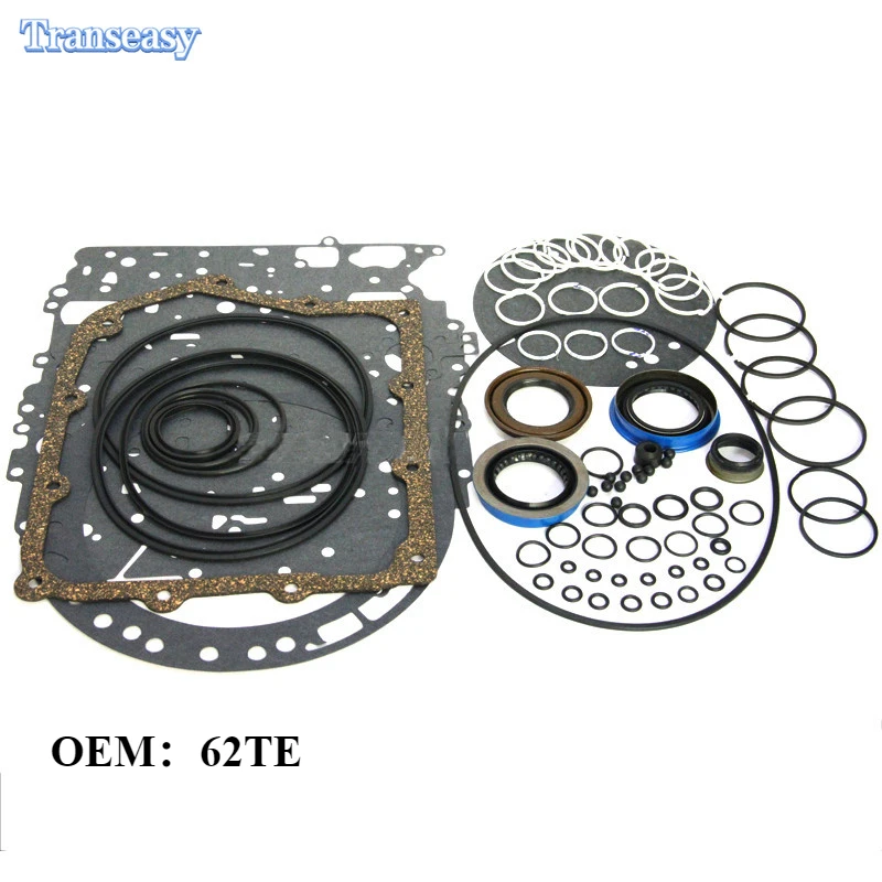 62TE Transmission Overhaul Kit Seals Kit Gaskets Fit 2007-On Chrysler Dodge