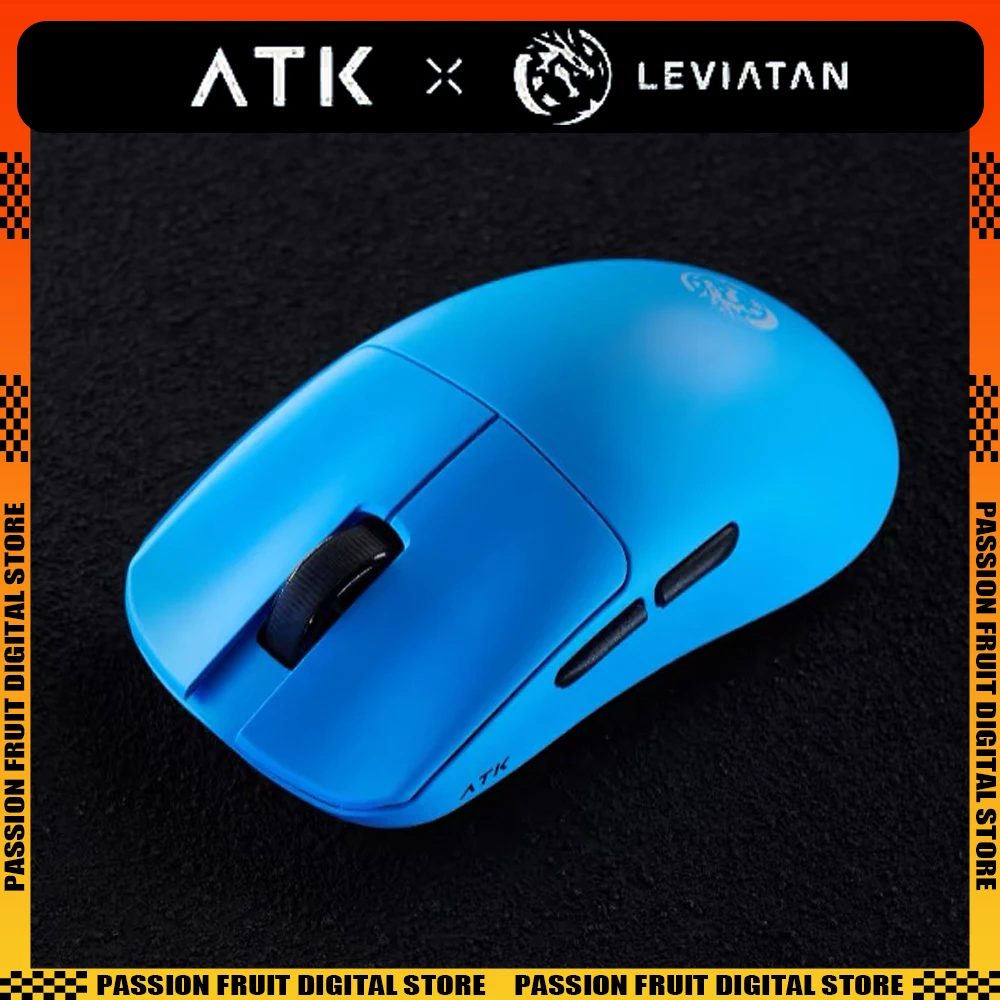 ATKxLEV F1 Leviatan ATK Blazing Sky F1 Wireless Mouse 8K PAW3950 Ultra E-Sports Gaming Mouse Lightweight PC Gamer Accessories