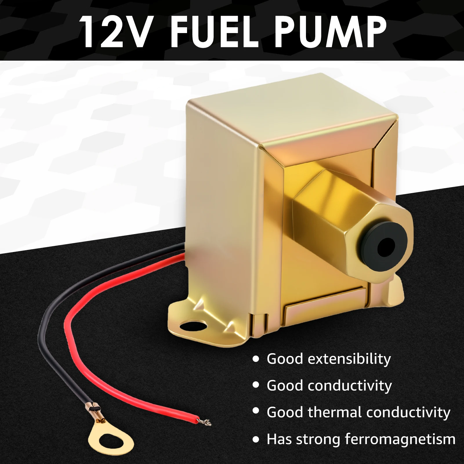 2.5-4PSI uniwersalna elektryczna pompa paliwa 12V metalowy wbudowany filtr paliwa numer części 40104, 40106, 40107, P502 pompa paliwowa