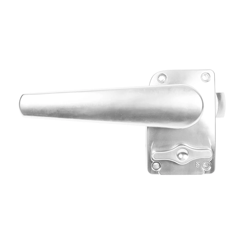 Fechadura de porta de motorhome, 19mm, com fechadura, liga de zinco prateada, banheiro, porta de banheiro, para trailer, viagem, trailer, motorhome, banheiro