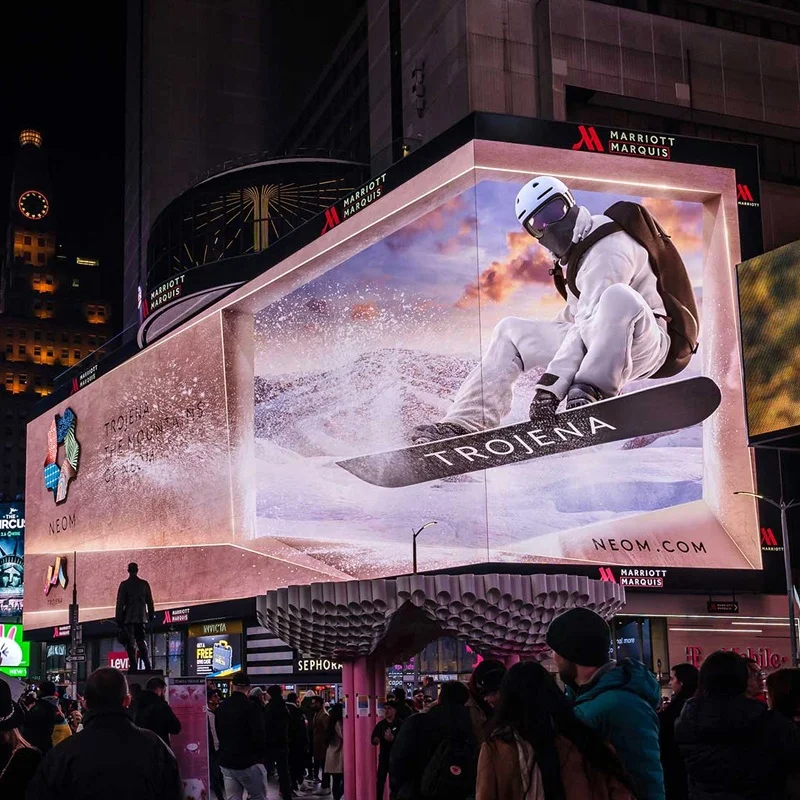 

LED Digital Billboard Signage for Outdoor Shopping Mall & Retail Store IP65 Rated Video Wall Screen SDK Function Welcome Display