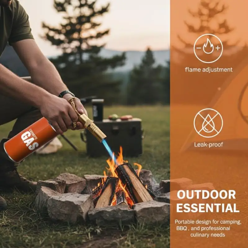 Spray , thin tube, flamethrower, outdoor charcoal ignition, household pig hair burning artifact, barbecue baking igniter