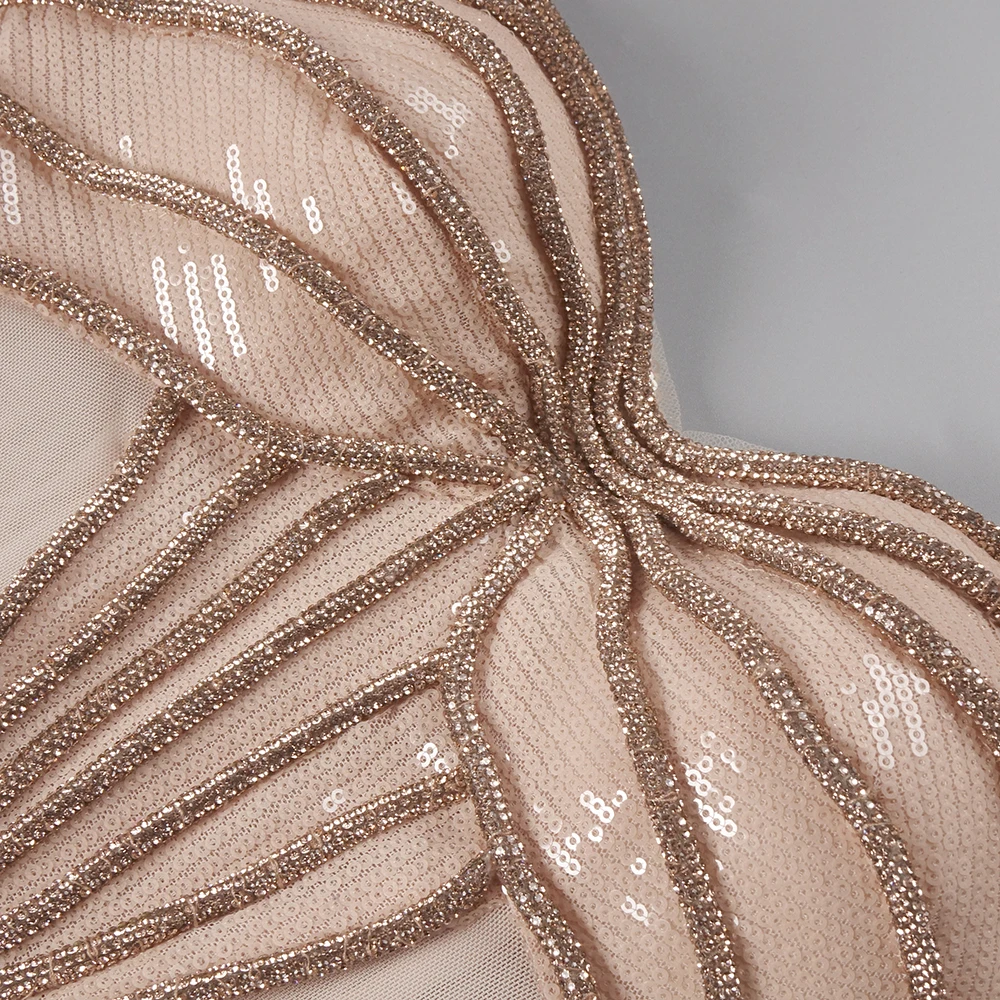 Glamorous Pink Beaded Mermaid Gown with Sweetheart Neckline and Cutout Details – Formal Evening Party Dress for Women