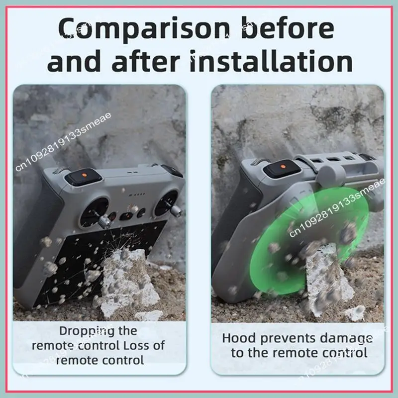N94R Per DJI Air2 Cappuccio di Controllo Remoto Royal 3Pro Cordino Rc Cordino Luce Blocker Parasole Multifunzionale Pezzi di Ricambio Parti