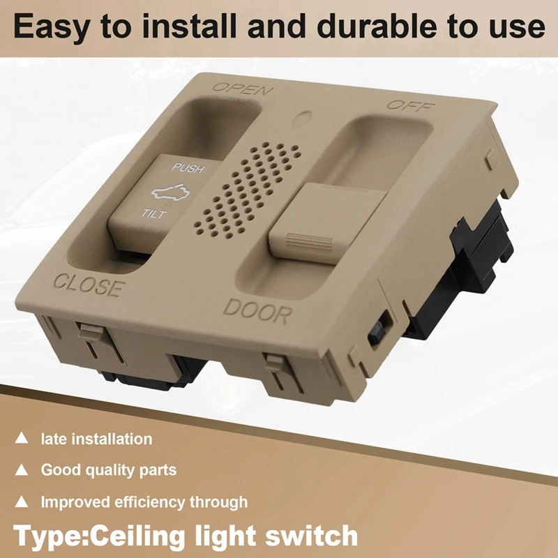 Interruptor de teto solar, botão de luz de leitura, interruptor de luz de teto para honda crv civic spirior crosstour 8th accord
