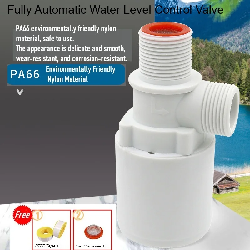 Fully Automatic Water Level Control Valve G1/2 G3/4 Pilot Operated Floating Ball Valve Stove Water-saving Device
