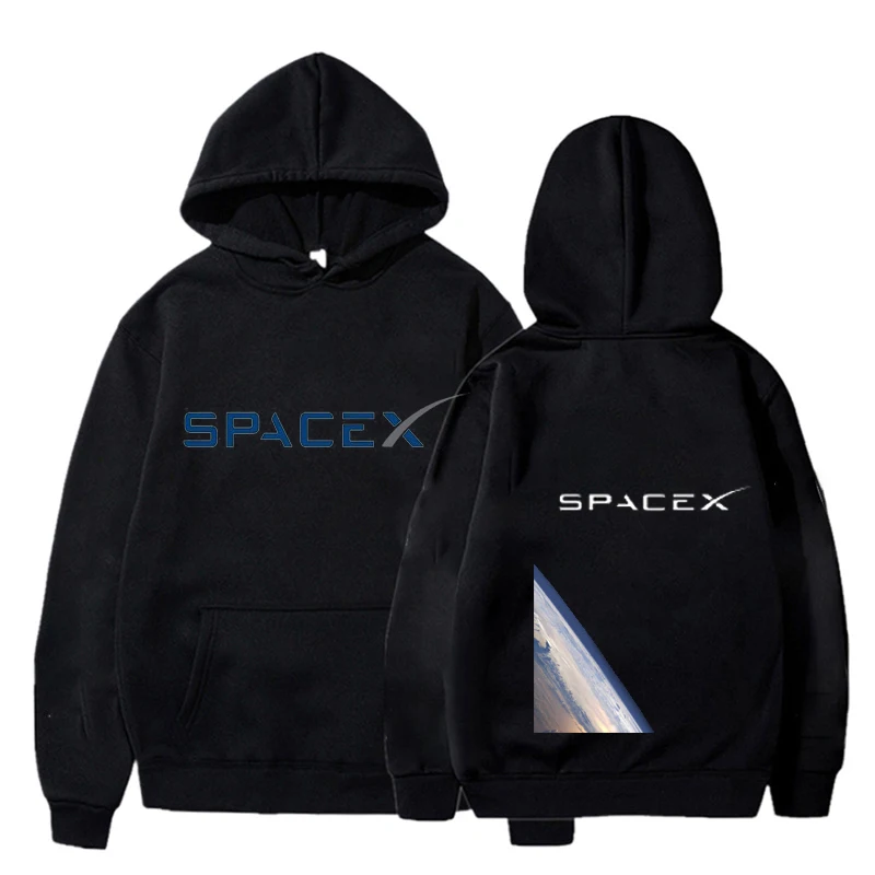 

Funny Space X Graphic Hoodies Falcon Hooded Pullover Men Clothing for Men Women Tracksuit Sweatshirt Sportswear Gift