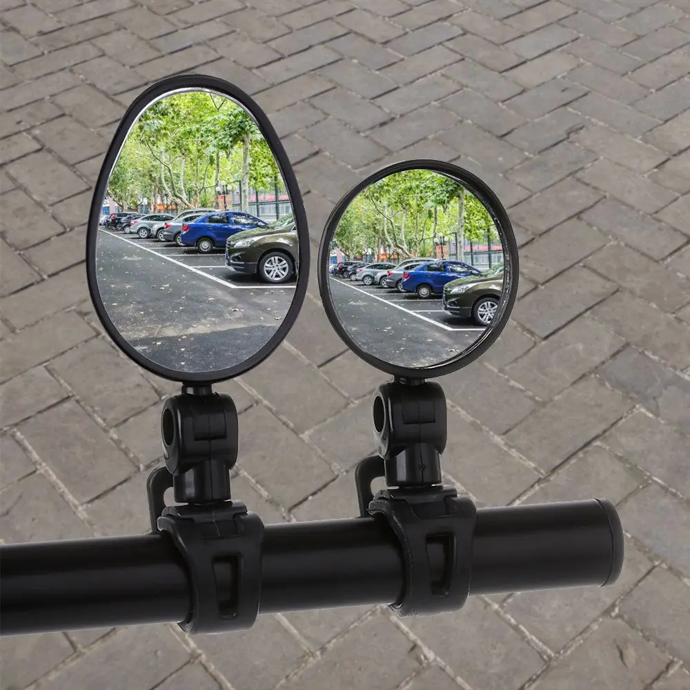 Safety Adjustable Rear View Cycling Rubber+ABS Motorcycle Looking Glass Bicycle Mirror Bike Rearview Handlebar