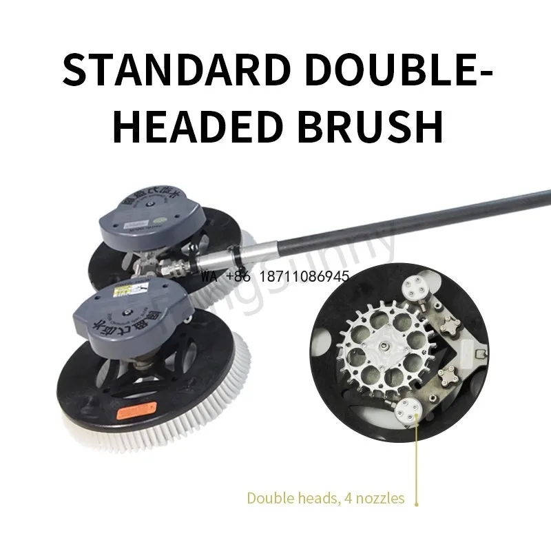 

Водомобильная ручная машина для очистки фотоэлектрических панелей с двумя щетками для коммерческого и промышленного использования