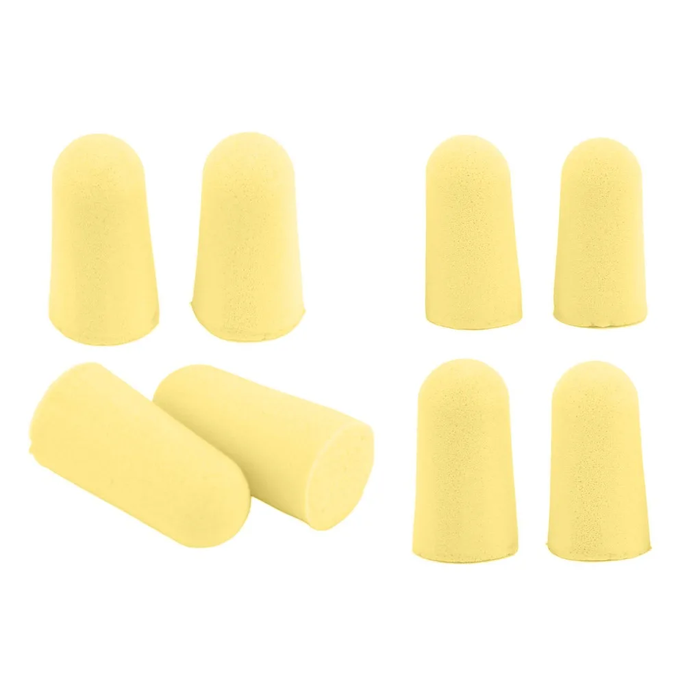 60Pcs Yellow, Blue 60Pcs Slow Rebound Foam Ear Plugs 25 x 13mm Slow Rebound Sponge Bullet Shape Sleep Sound Insulation Plugs