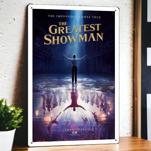 The Greatest Showman (2017) Metal Movie Poster Tin Sign Plaque Film 8