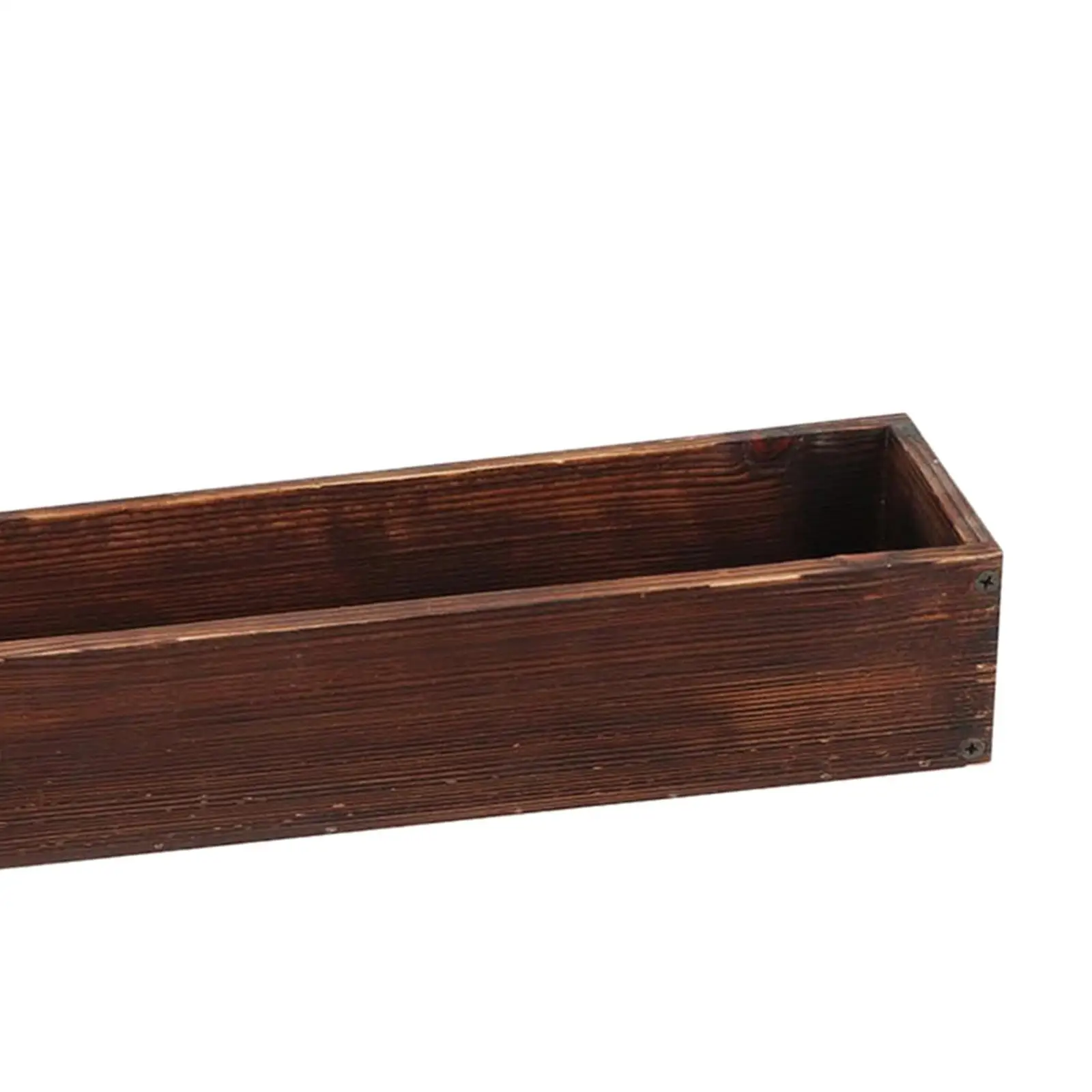 Rectangle Versatile Wooden Planter Box for Yard Indoor, Outdoor Plants Shelf