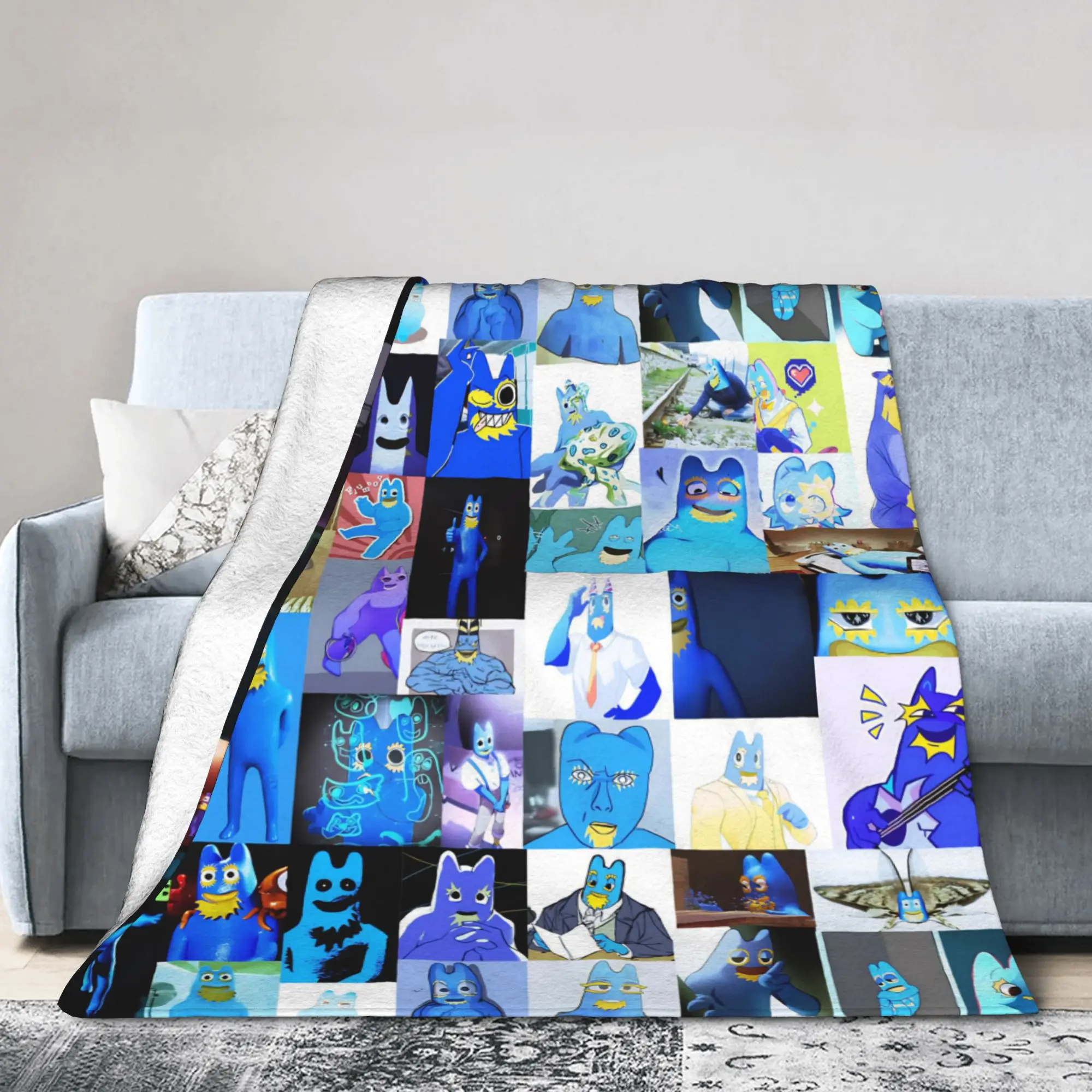 Gartens Banbans Horror Game Flannel Blanket Flumbo Funny Throw Blankets for Home 200x150cm Quilt