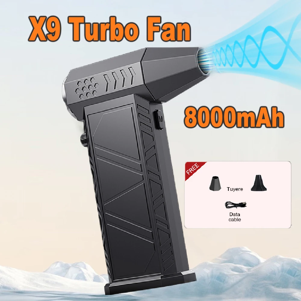 منفاخ هواء كهربائي 160000 دورة في الدقيقة مروحة توربو نفاثة محرك بدون فرشاة عالية السرعة توربو مروحة عنيفة USB قابلة للشحن منفاخ غبار قوي #4