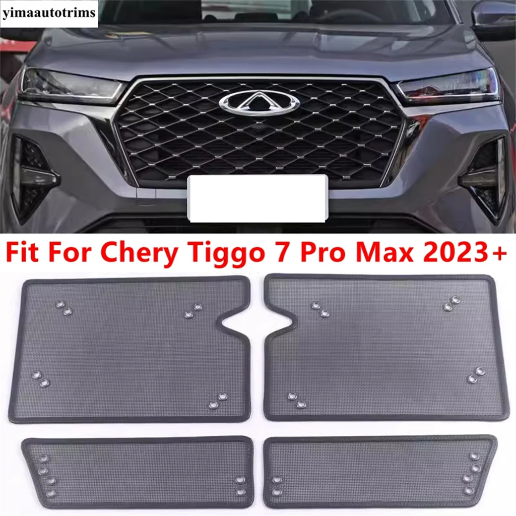 Dla Chery Tiggo 7 Pro Max 2023 2024 Przednia środkowa kratka Wkładka Moskitiera owadów Siatka chroniąca przed kurzem Akcesoria zewnętrzne