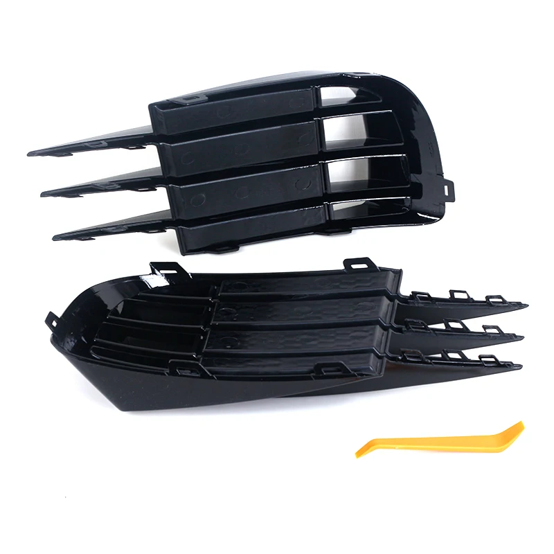 For VW Golf 6 MK6 VI GTI GTD R R20 2008-2013 Car Front Bumper Fog Lamp Grille Spoiler Fog Light Eyebrow Eye Wind Knife Trim