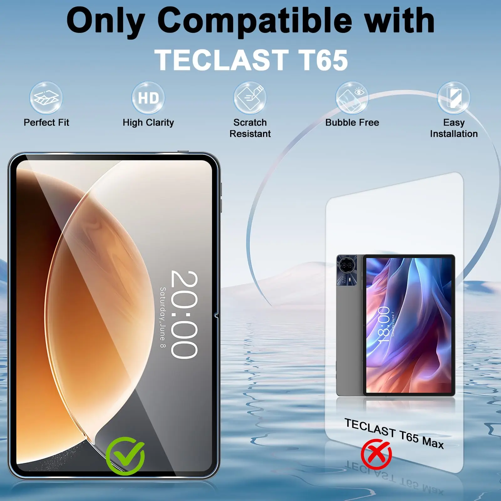 Tablet Tempered Glass For TECLAST T65 (13.4