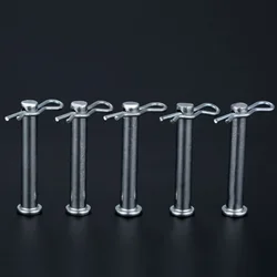 5 Pcs Stainless Steel Clip Hitch Pin Clevis Fastener For Farming Machine Air Cool Diesel Engine Accessories M8*50mm