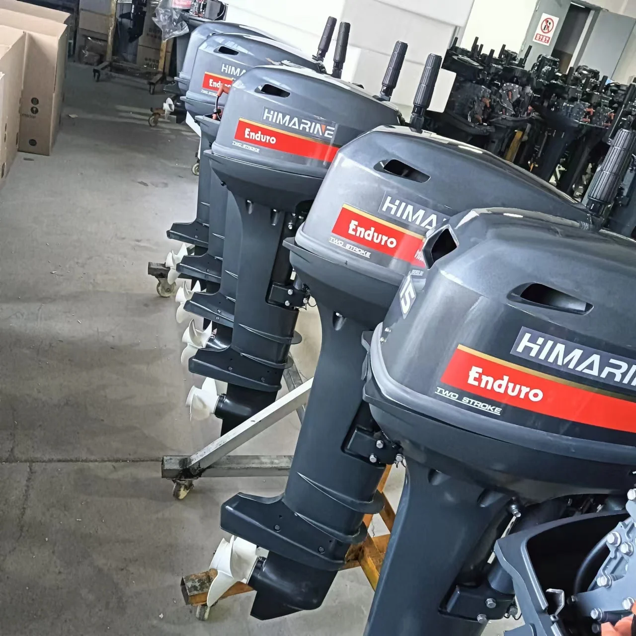 Himarine Brand Outboard Engine 9.9hp 2 Stroke Manual 24l External Fuel Tank Assy Latest Design Short Shaft Boat Motor
