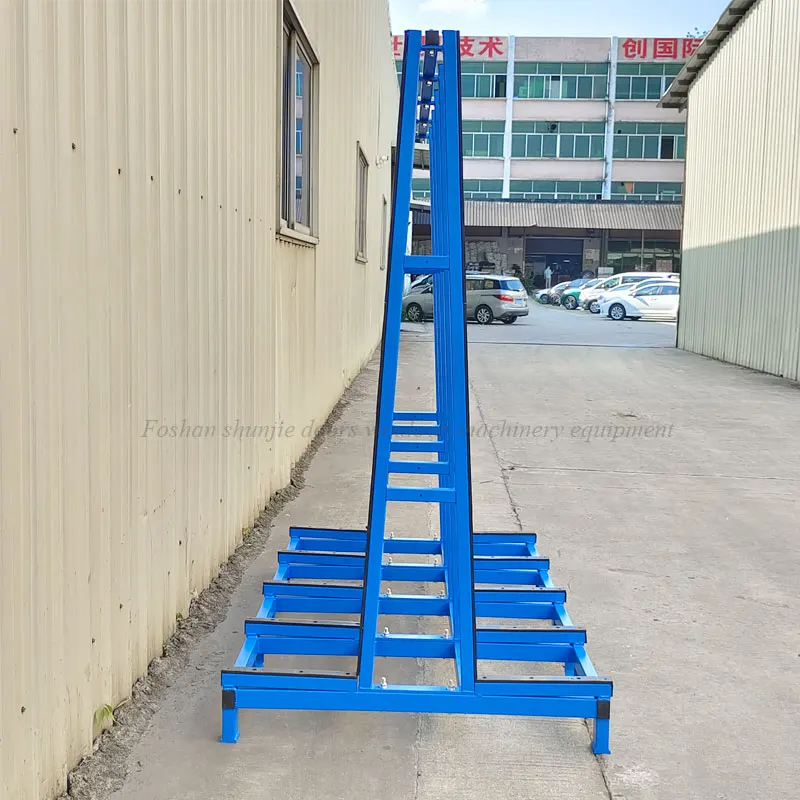 ホットセール 2メートル 長さ ヘビーデューティー ガラス スレート 花崗岩 大理石 スラブ 収納ラック 倉庫ラック ガラスラック