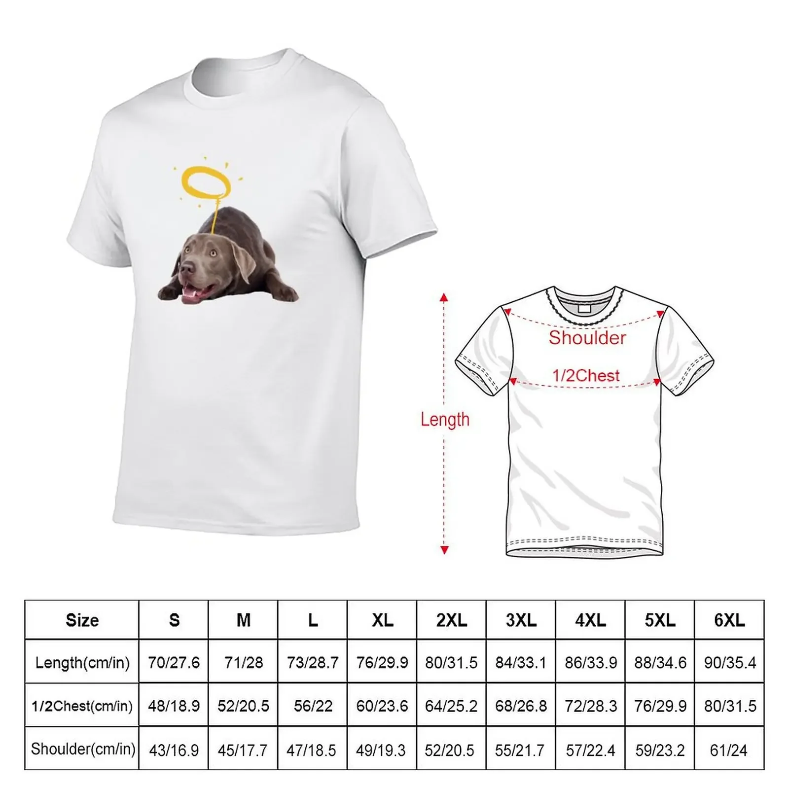 Angel Silver Lab Puppy National Dog Mom Day T-Shirt cute tops vintage anime shirt vintage graphic tee oversized t shirt men