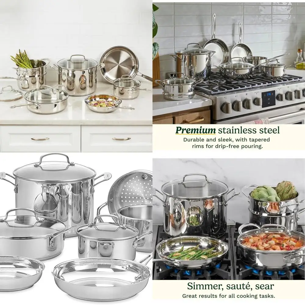 

Набор посуды из нержавеющей стали на выбор шеф-повара из 11 предметов