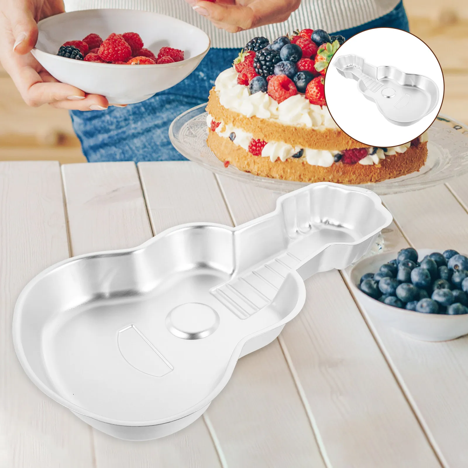 

1Pcs Aluminum Alloy Baking Mold Cake Mold for Home Use Waterproof Food Grade Safe Creative Bread Tray Oven