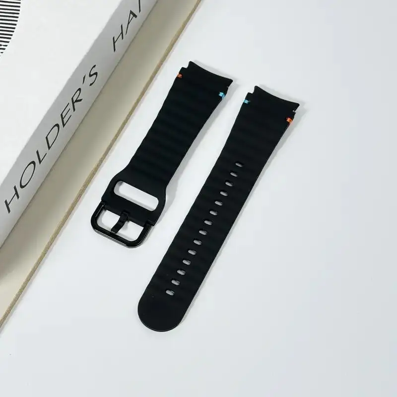 Ремешок силиконовый для Samsung Galaxy watch 7/FE/5 Pro/6/4, 40/44 мм