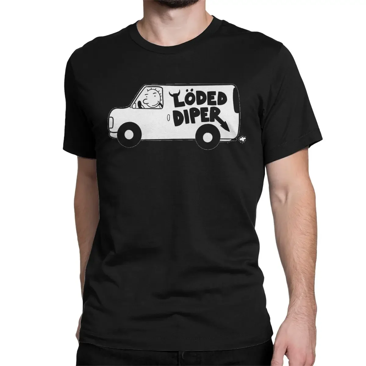 Fashion Rodrick Heffley Diper Overlod Wimpy Kid T-Shirt Men Women Crew Neck 100% Cotton T Shirt Loded Diper Tee Shirt Clothing