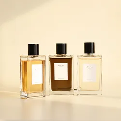 8pcs 100ml Empty Premium Perfume Bottle Clear Glass Spray Bottle Crimp Nick Perfume Bottle Empty Container Packing