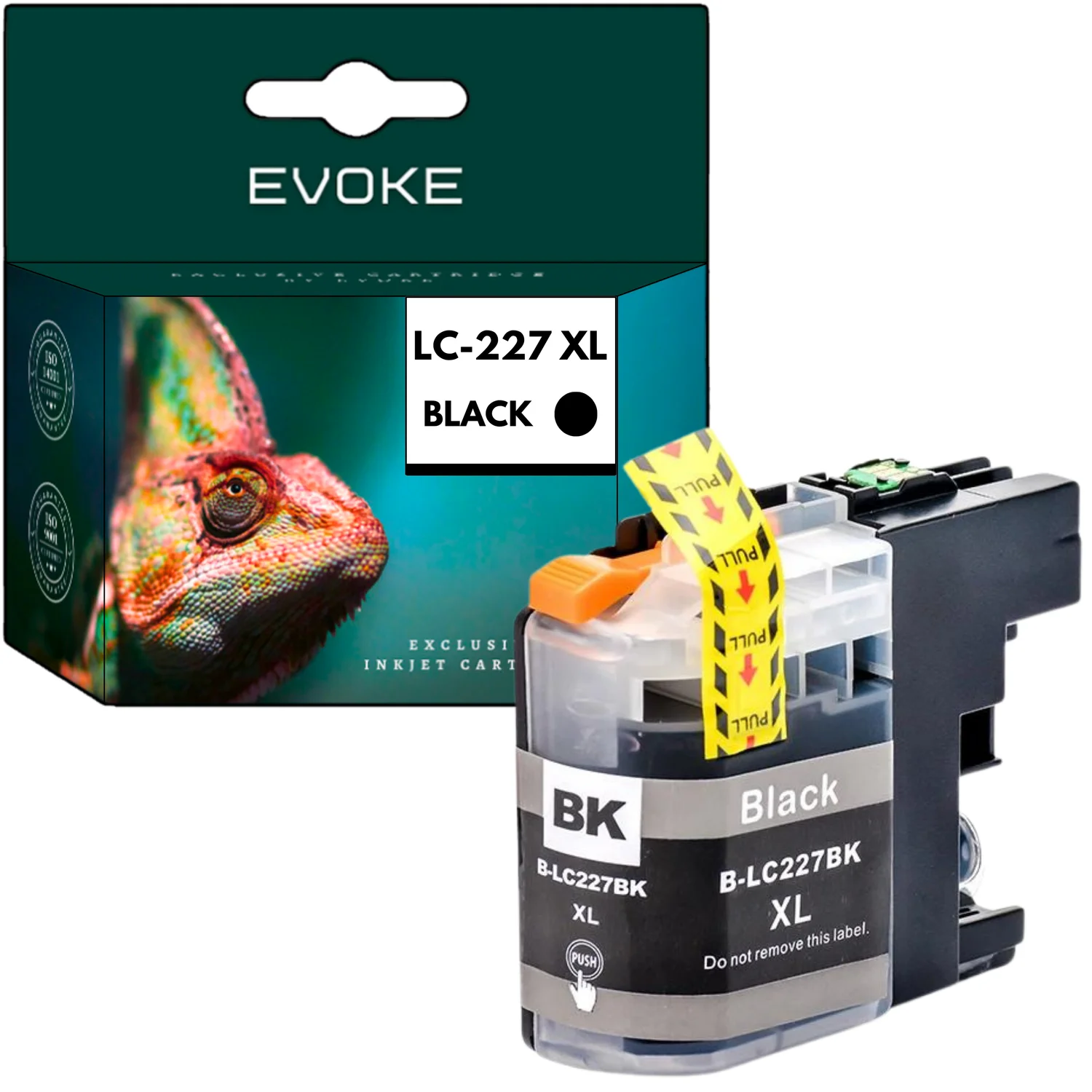 Evoke Compatibele Inkt voor Brother Lc227Bk Lc-227Bk Lc227Xlbk Lc-227Xlbk Zwart 30 ml 1430 Pagina's Dcp-J4120Dw Dcp-J562Dw Mfc-J5320Dw Mfc-J4620Dw