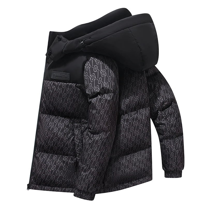 

Зимняя утепленная куртка с капюшоном, свободного кроя, для молодежи, морозостойкая, простая, для активного отдыха, бега, повседневная