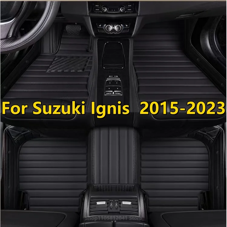 Auto Carpets Car Floor Mats For Suzuki Ignis 2015 2016 2017 2018 2019 2020 2021 2022 2023 Auto Foot Pads Carpet Cover Accessorie