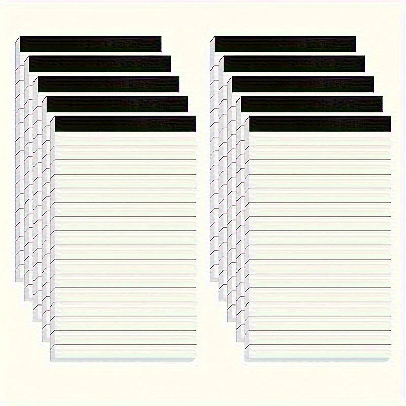 5-Pack Grid Writing Notebooks Set, 3x5 Inch, 30 Sheets Each - Perfect for Students, Office, Back to School Supplies for Learning