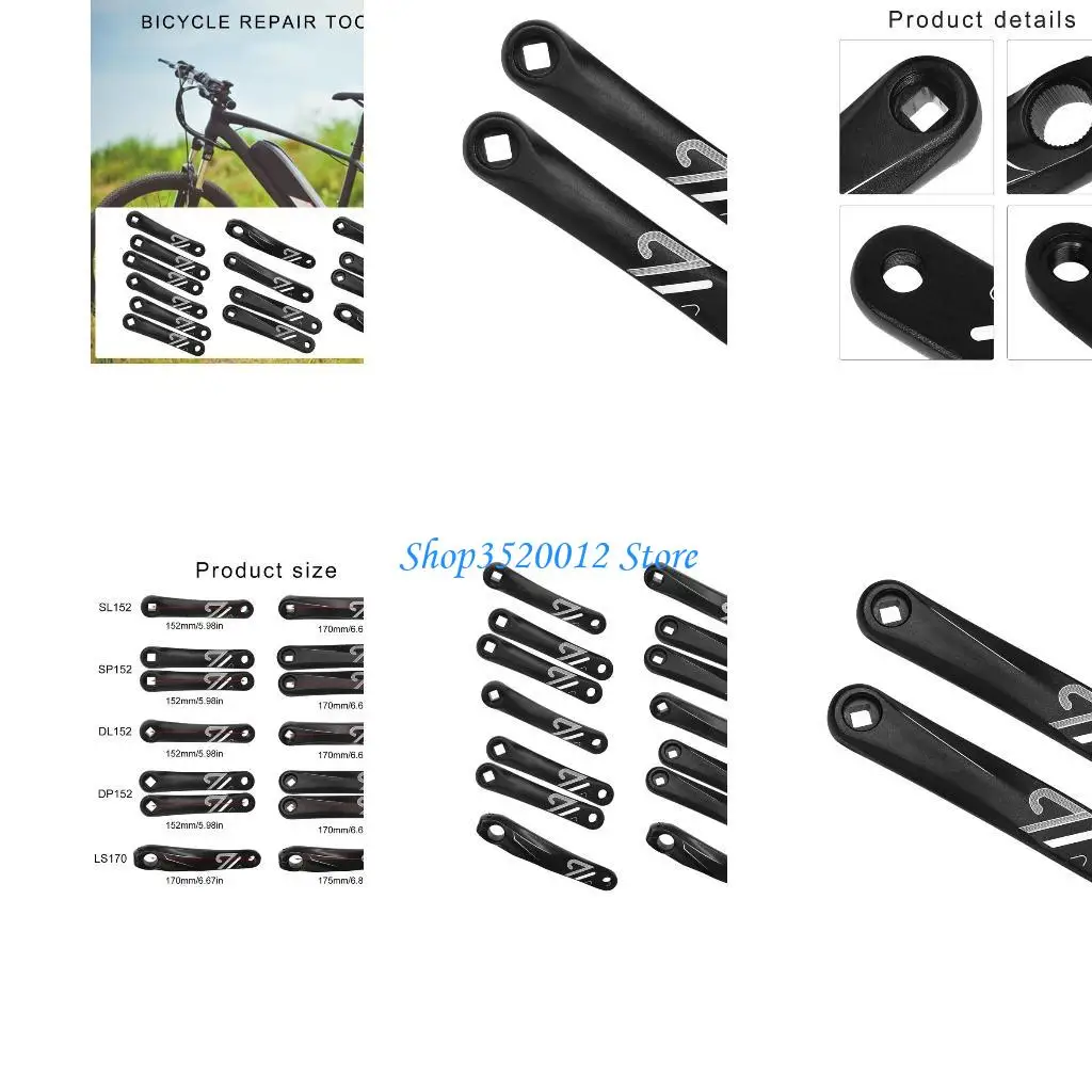 

27RD Bicycles Left Crank Arm Aluminium Alloy Electric Bicycles Crank Arm Enduring