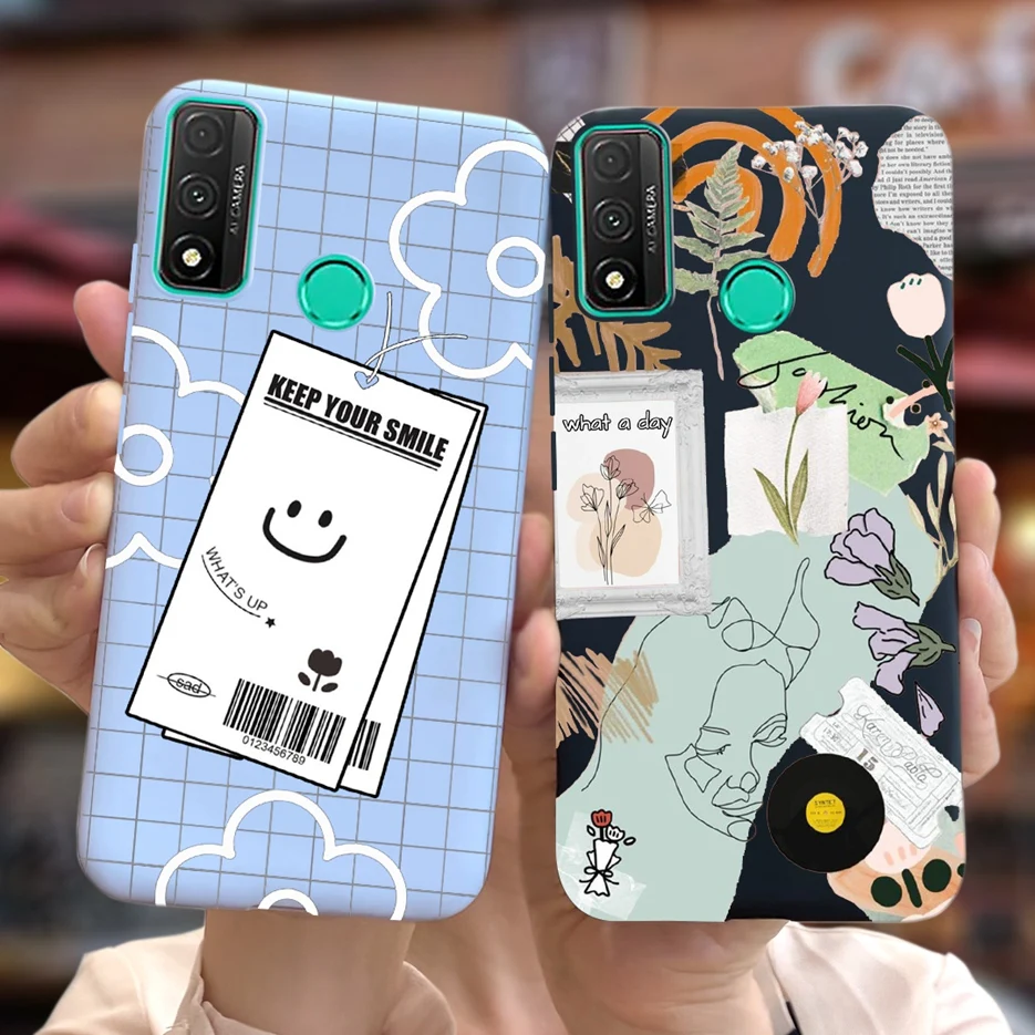 For Huawei P Smart 2019 2020 2021 Case New Fashion Art Painted Cover Soft SIlicone Phone Case For Huawei PSmart 2021 2020 Bumper