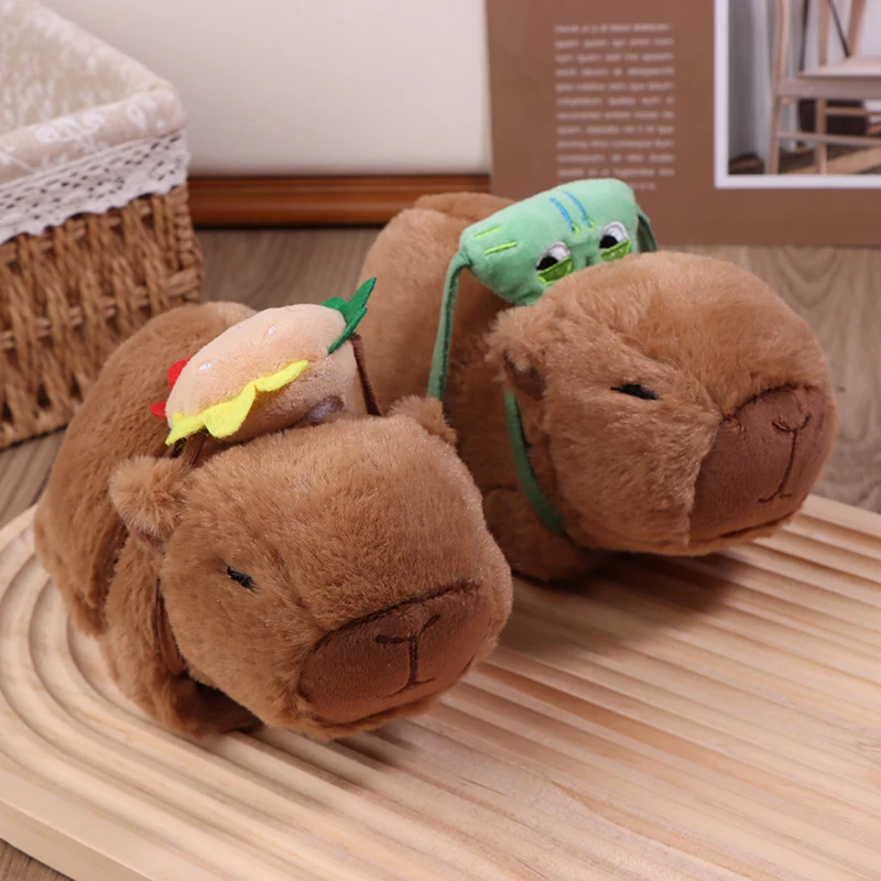 Kawaii Capybara Plush Doll Water Dolphin Doll Doll Doll Wrist Snap Ring Toys Plush Toys