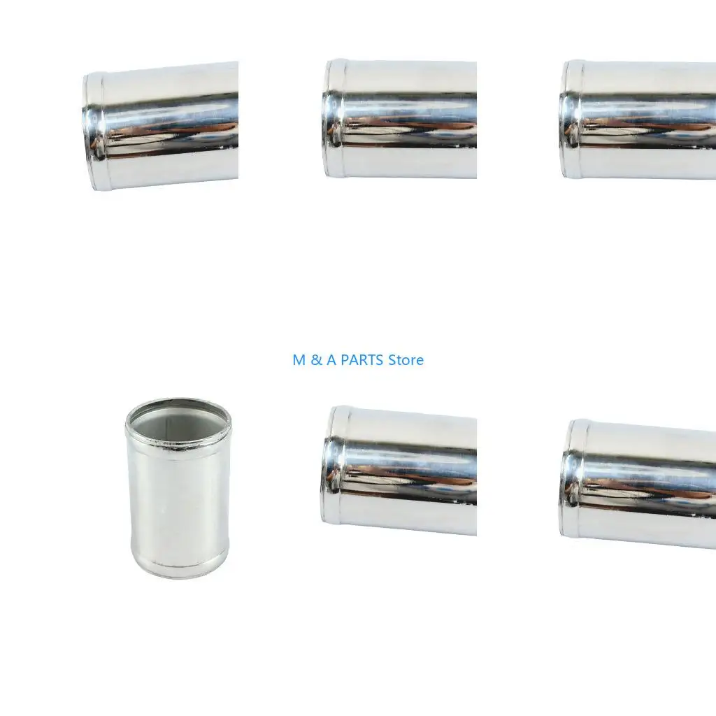 U1JF 3 Inch Aluminum Intercooler Pipe Sleeve, Straight Beaded End Repair Tube for Piping Replacement Service Work Use