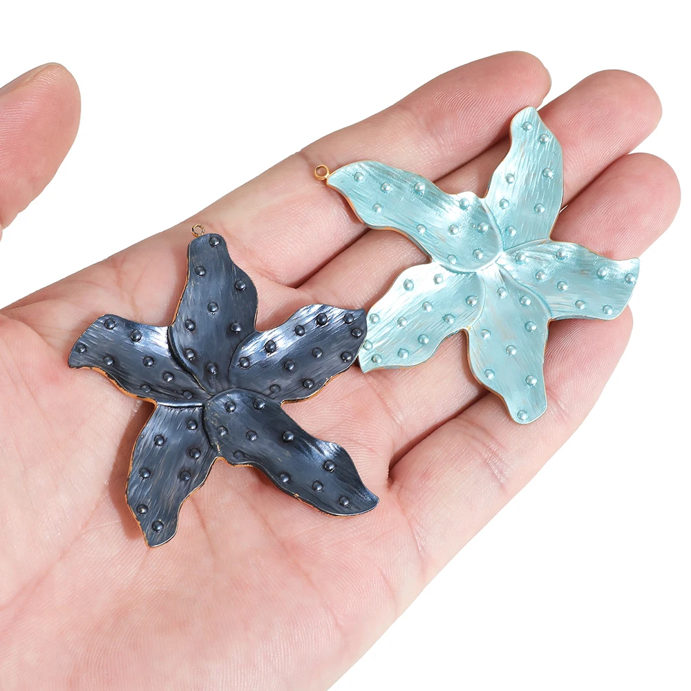 5 قطعة الفولاذ المقاوم للصدأ المينا نقطة زهرة سحر بوهو المعلقات DIY بها بنفسك مجوهرات القرط صنع قلادة سوار المواد بالجملة