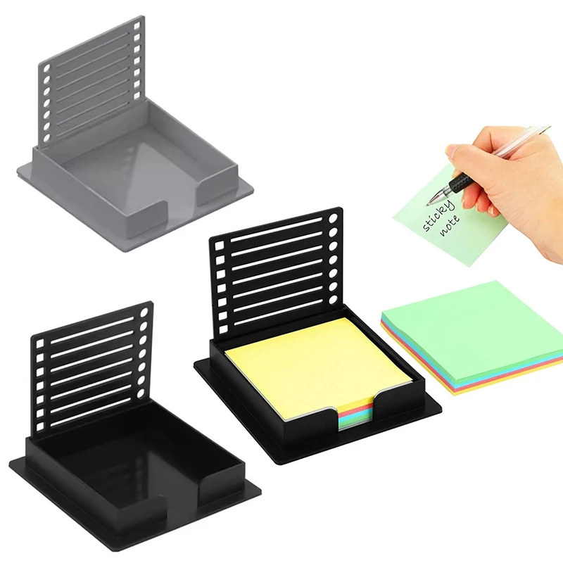 Sticky Note Dispenser Sticky Note Holder With Stencil Sticky Notes Template For Self-adhesive Notepad School Supplies
